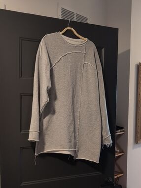 Locker Room Asymmetrical Sweatshirt